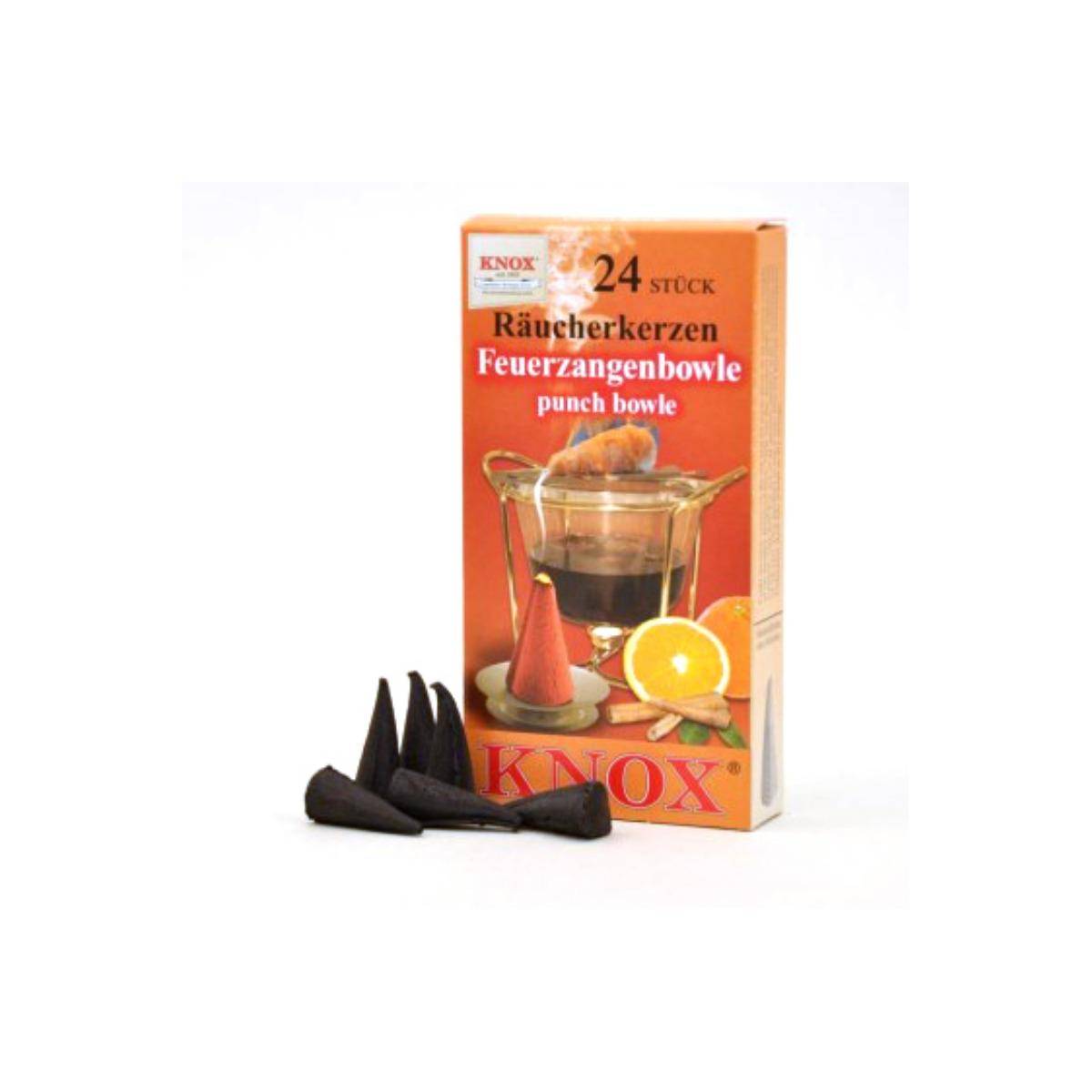 013360 - Räucherkerzen - Feuerzangenbowle 24 Stk., Kegel