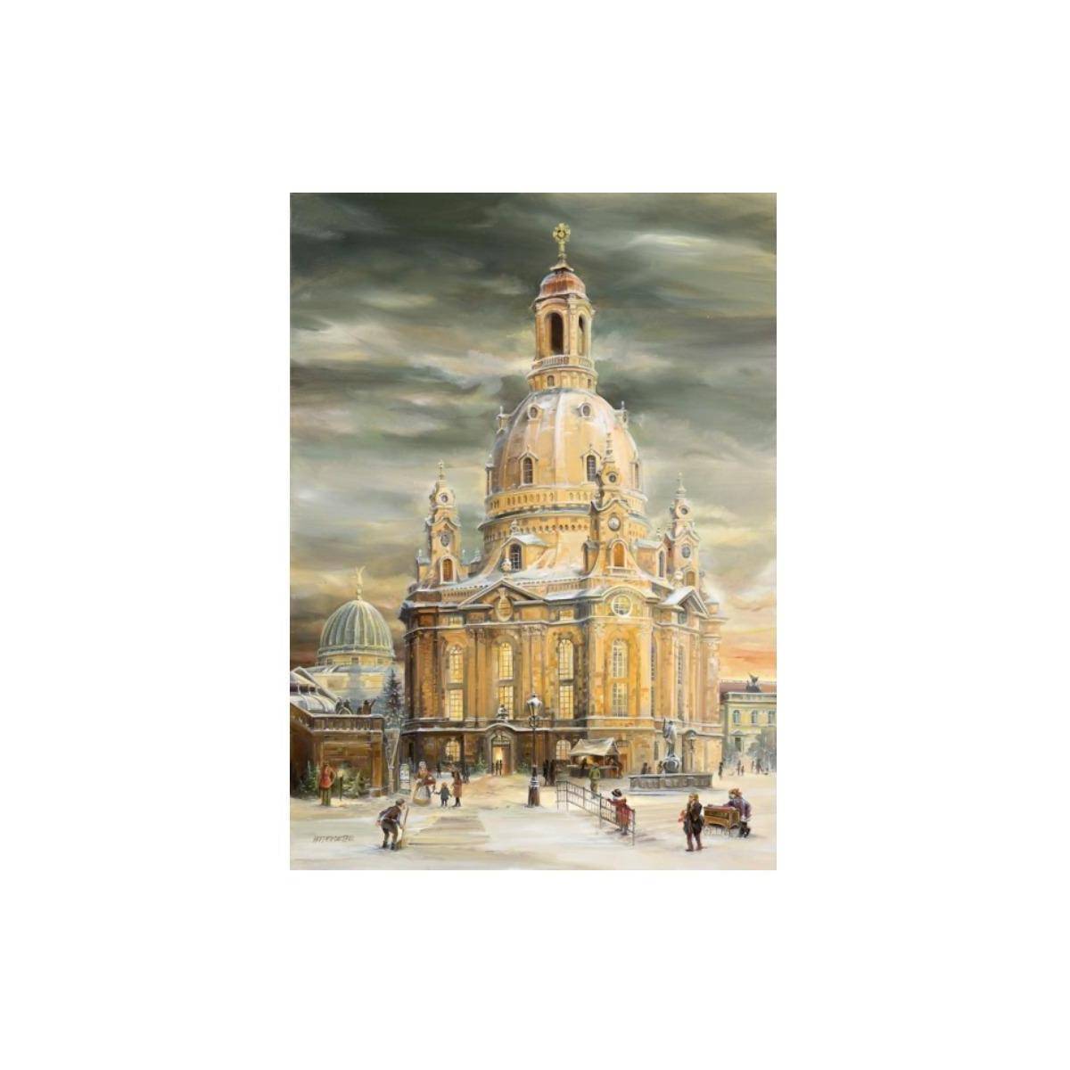 2913 - Weihnachtspostkarte "Dresden Frauenkirche" neu