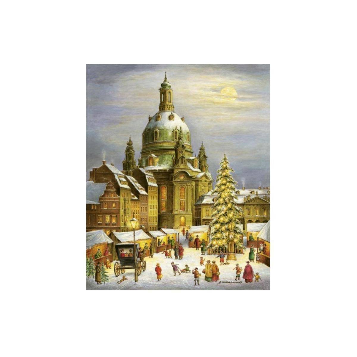 2914 - Weihnachtspostkarte "Dresdner Frauenkirche"