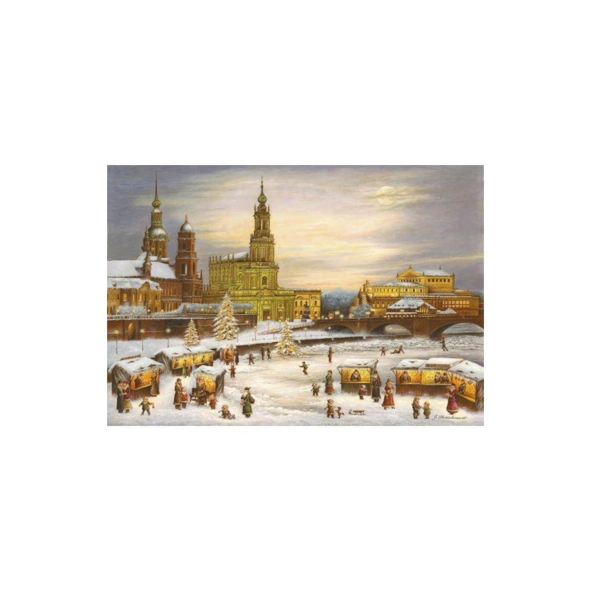 2915 - Weihnachtspostkarte "Dresden Hofkirche"
