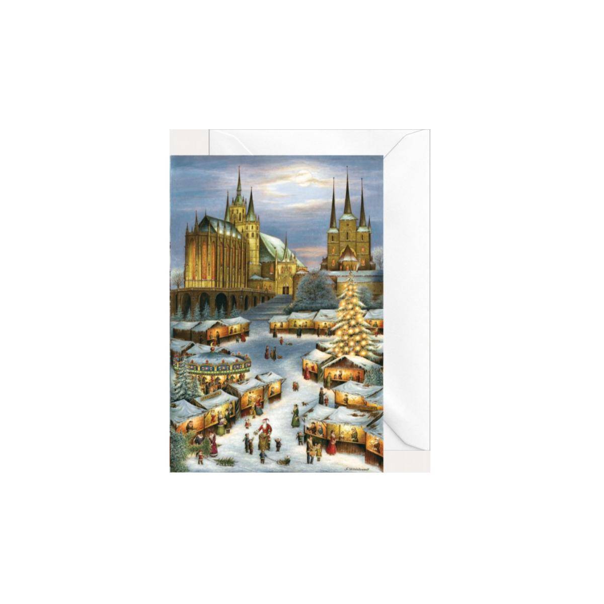 2908 - Weihnachtsklappkarte "Erfurt"