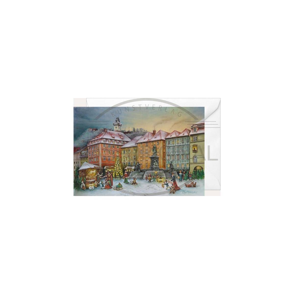 2936 - Weihnachtsklappkarte - Graz