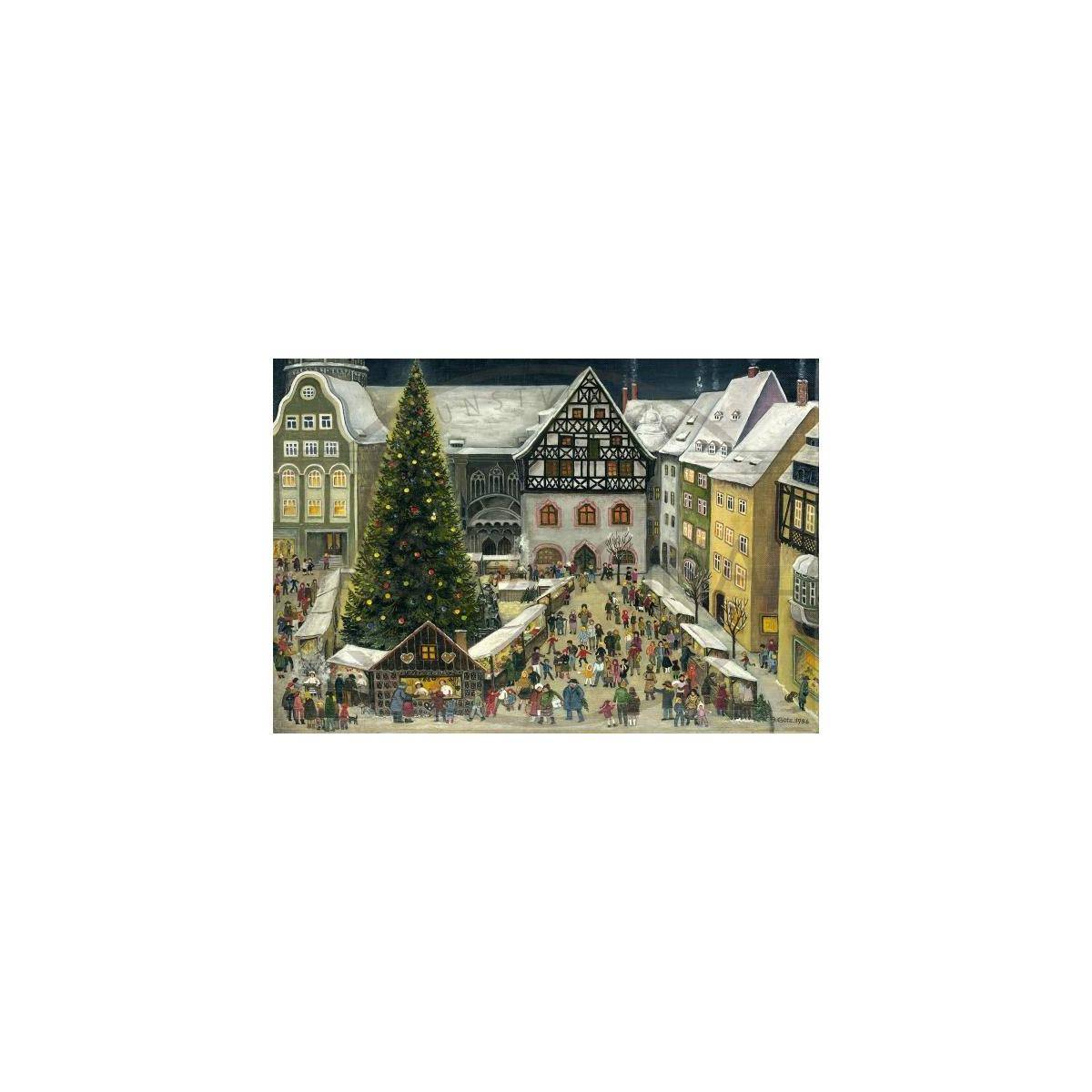 2942 - Weihnachtspostkarte - Jena Weihnachtsmarkt