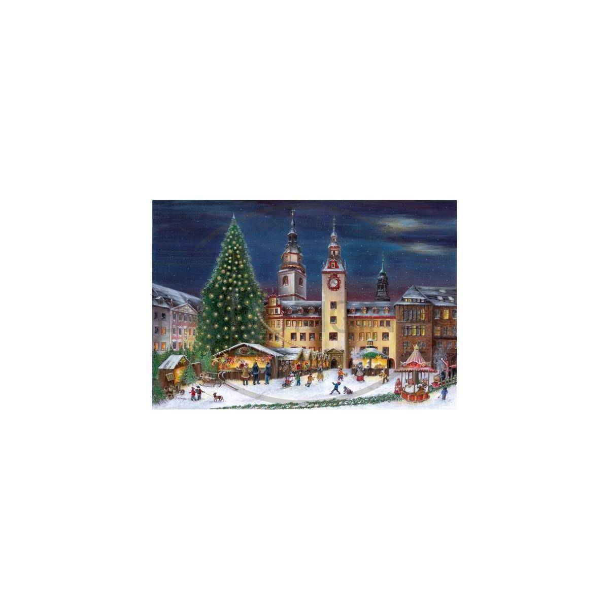 2922 - Weihnachtspostkarte - Chemnitz