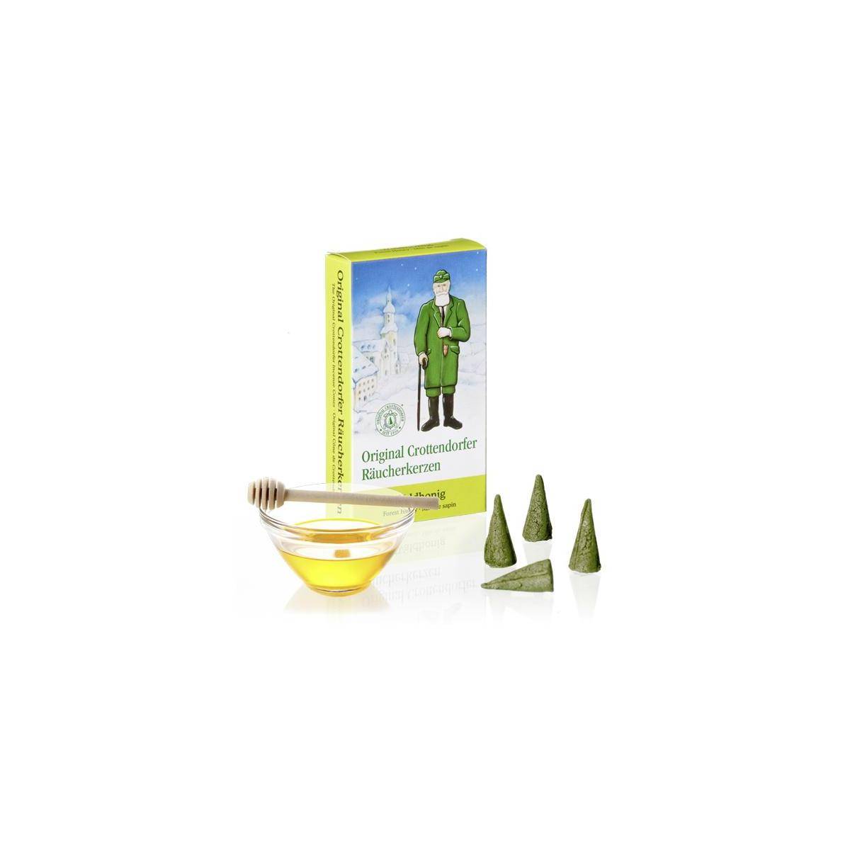 1004 - Räucherkerzen Waldhonig M, 24 Stück