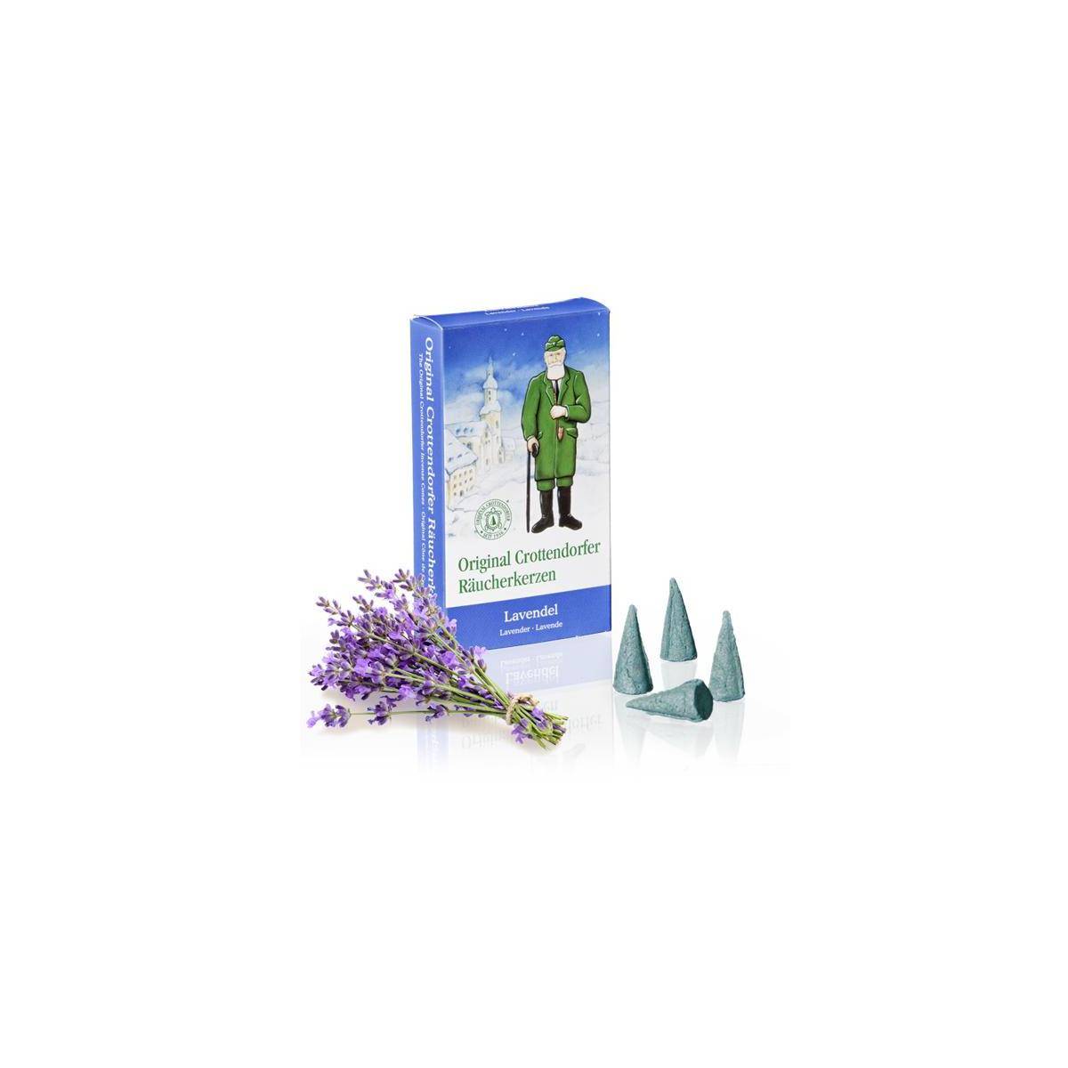 1008 - Räucherkerzen Lavendel M, 24 Stück