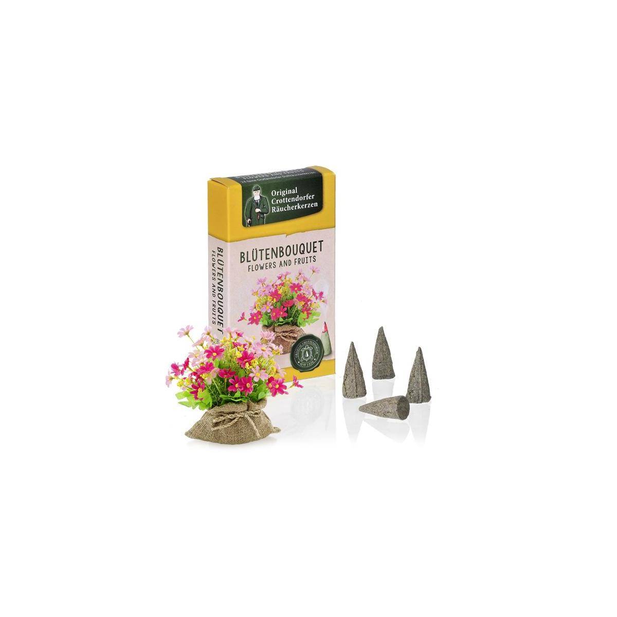1601 - Räucherkerzen Blumenbouquet M, 24 Stück