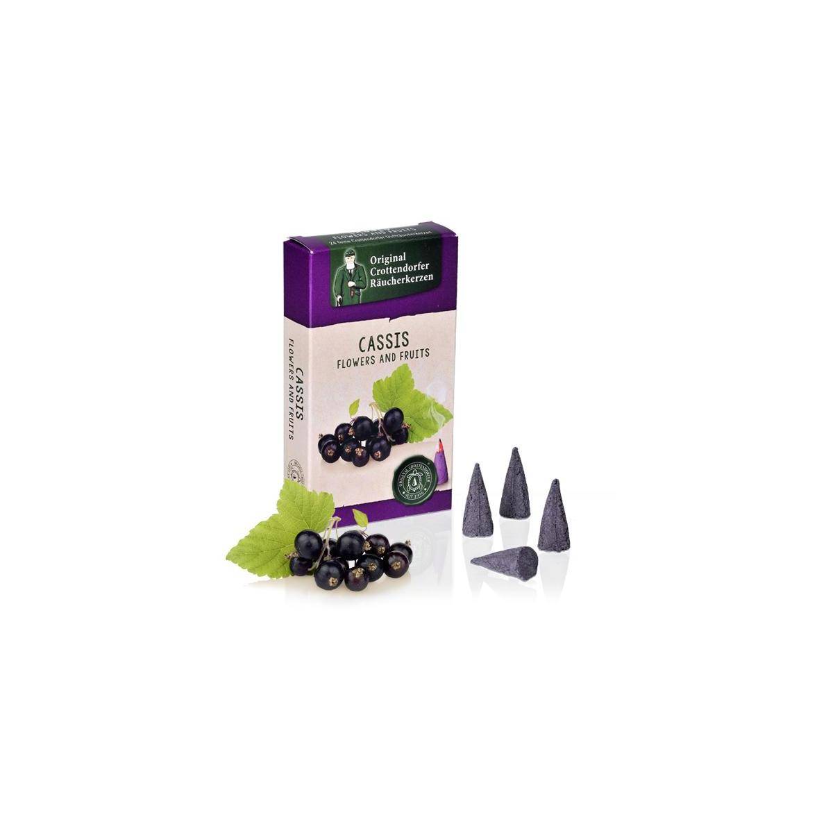 1604 - Räucherkerzen Cassis M, 24 Stück