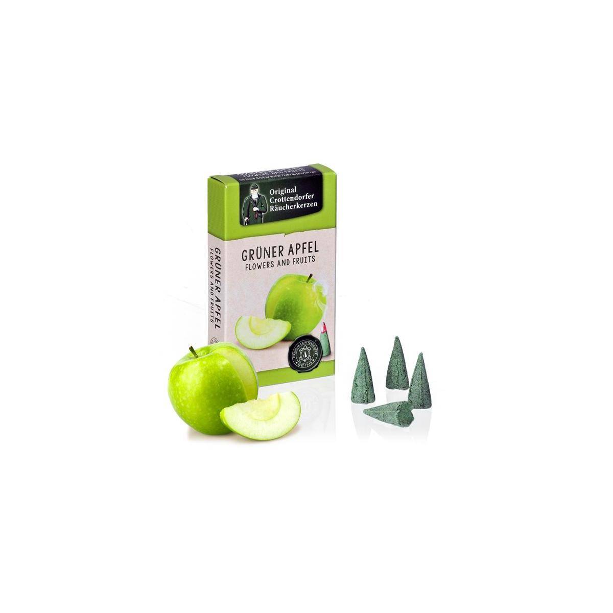 1608 - Räucherkerzen Grüner Apfel M, 24 Stück