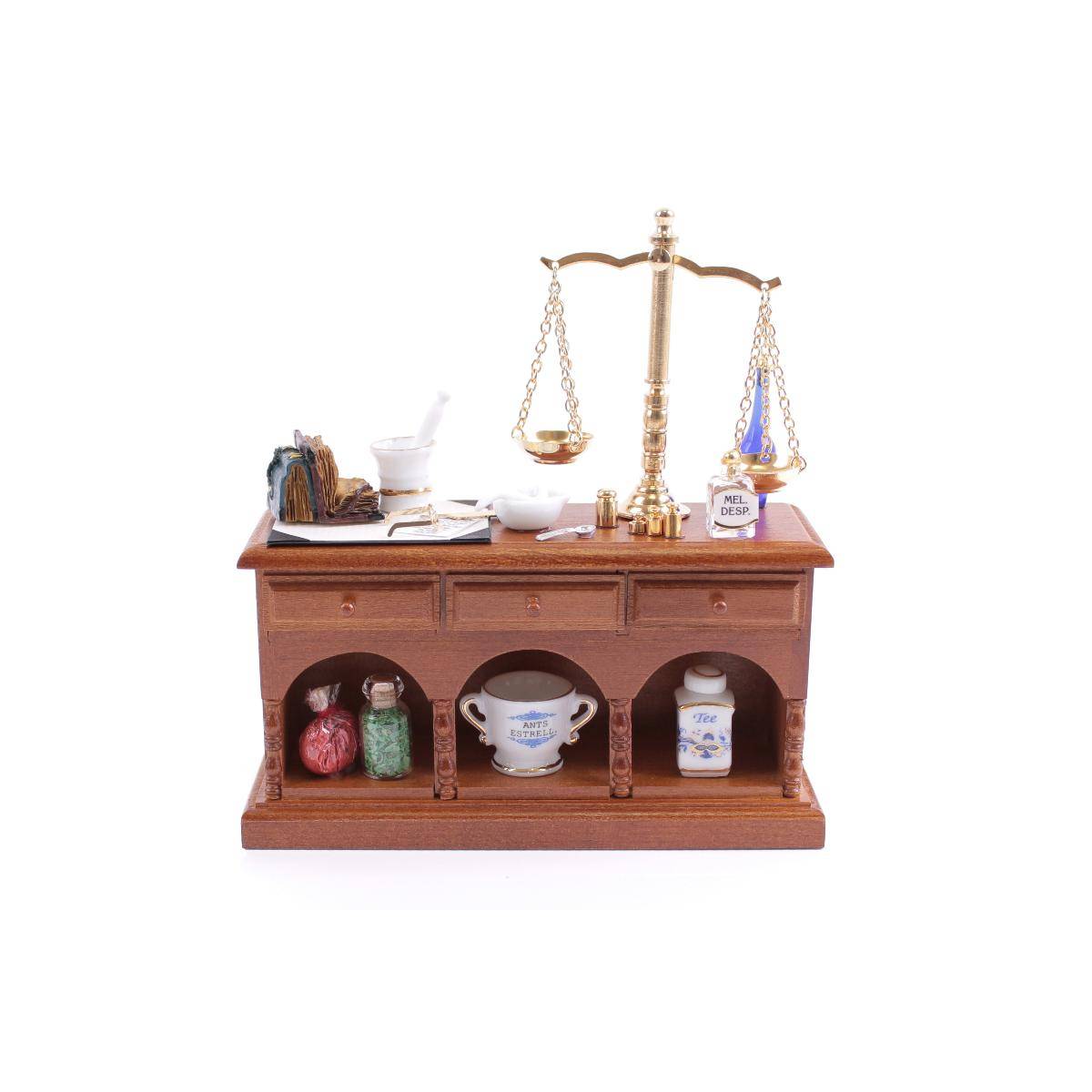 001.861/7 - Apothekertisch, Miniatur