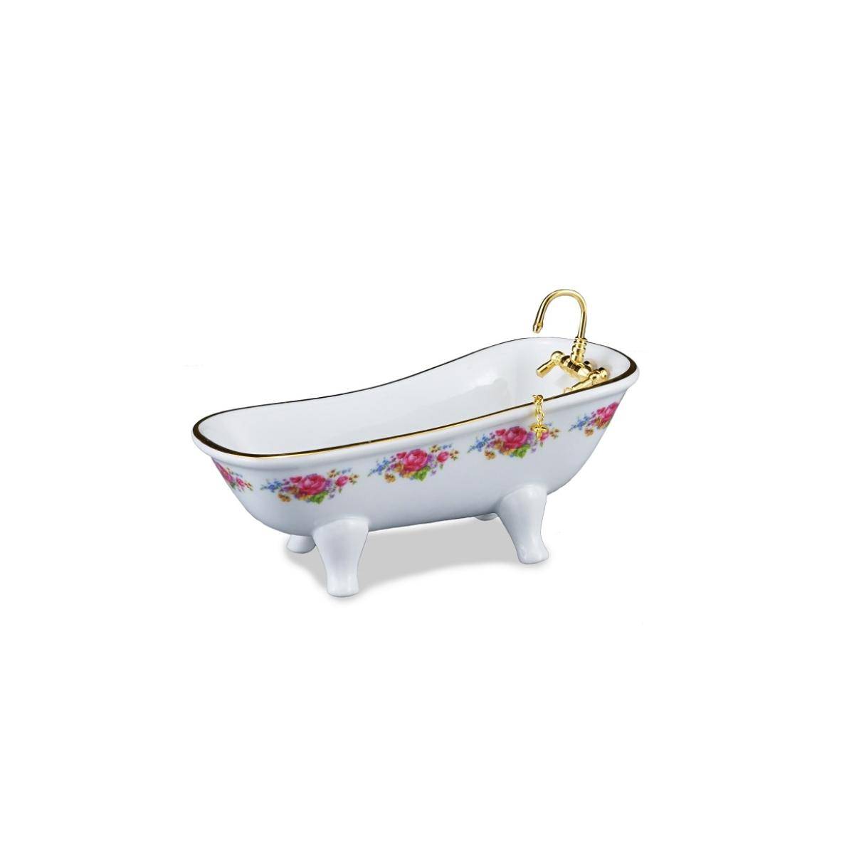 001.770/2 - Badewanne "Dresdner Rose", Miniatur