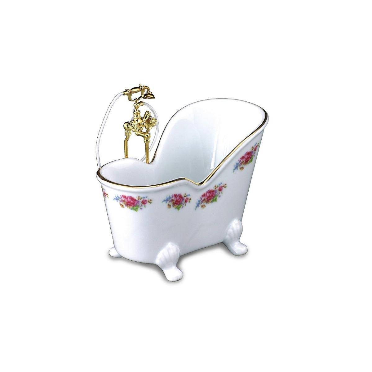 001.772/0 - Sitzbadewanne "Dresdner Rose", Miniatur