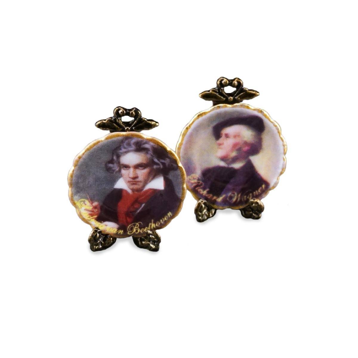 001.400/2 - Wandteller "Beethoven/Wagner", Miniatur