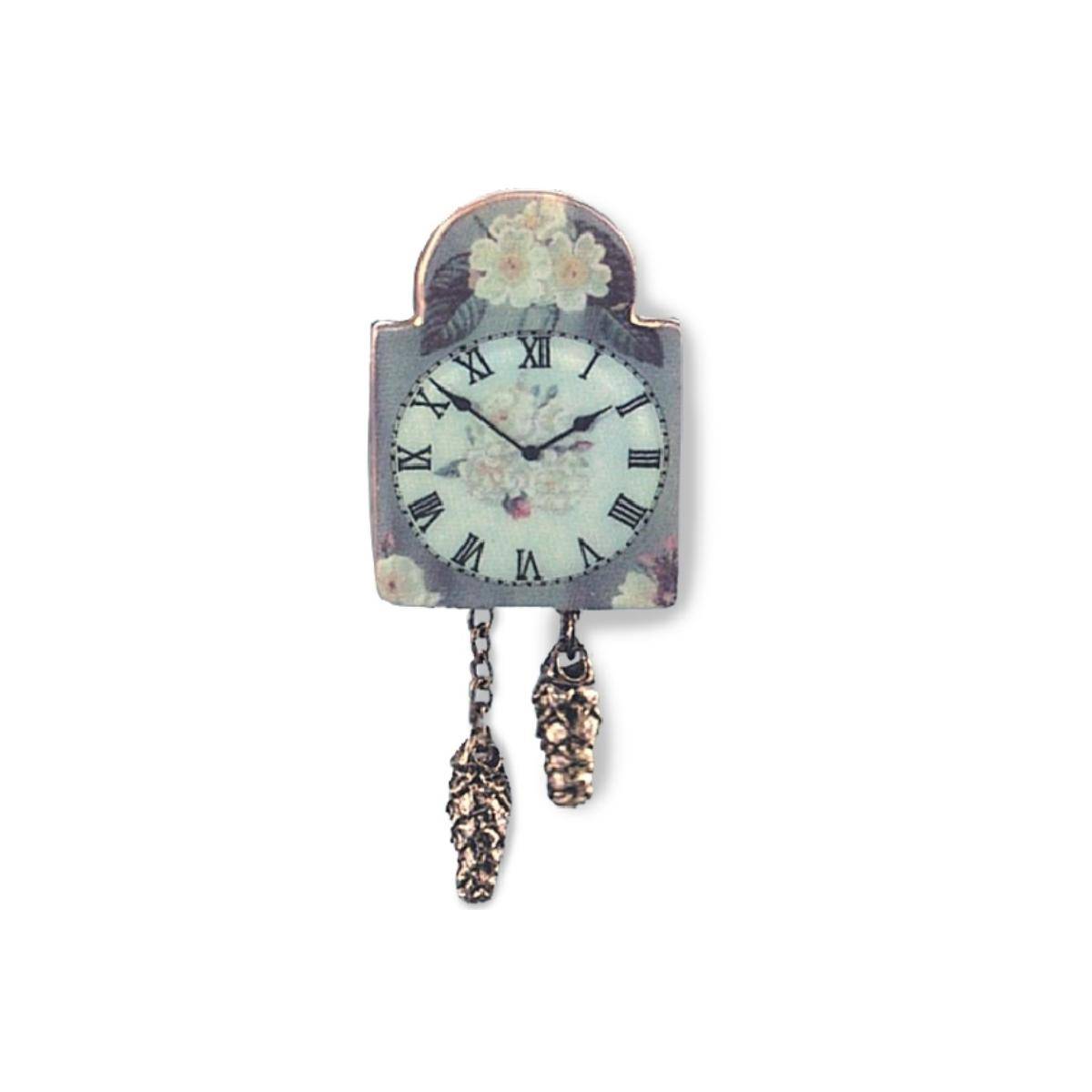 001.403/5 - Wanduhr "Englische Rose", Miniatur