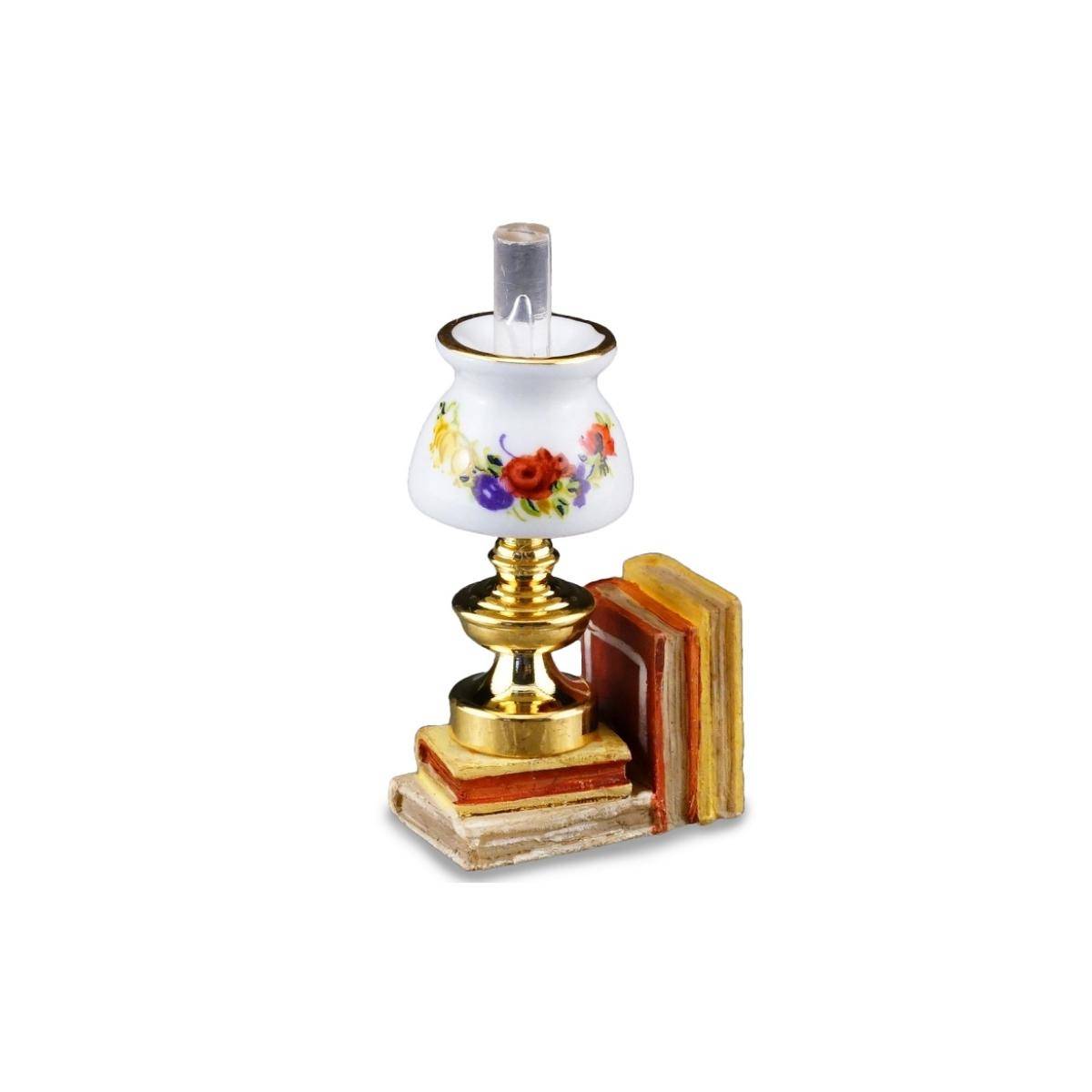001.372/5 - Tischlampe mit Buch, Miniatur
