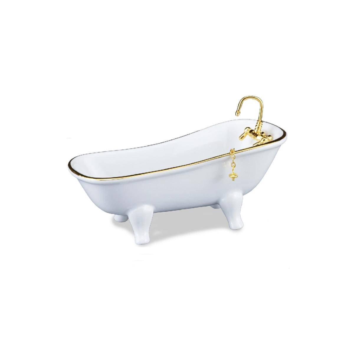001.767/1 - Badewanne, weiß, Miniatur