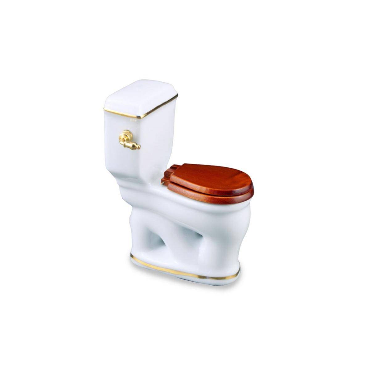 001.767/2 - Toilette, weiß, Miniatur