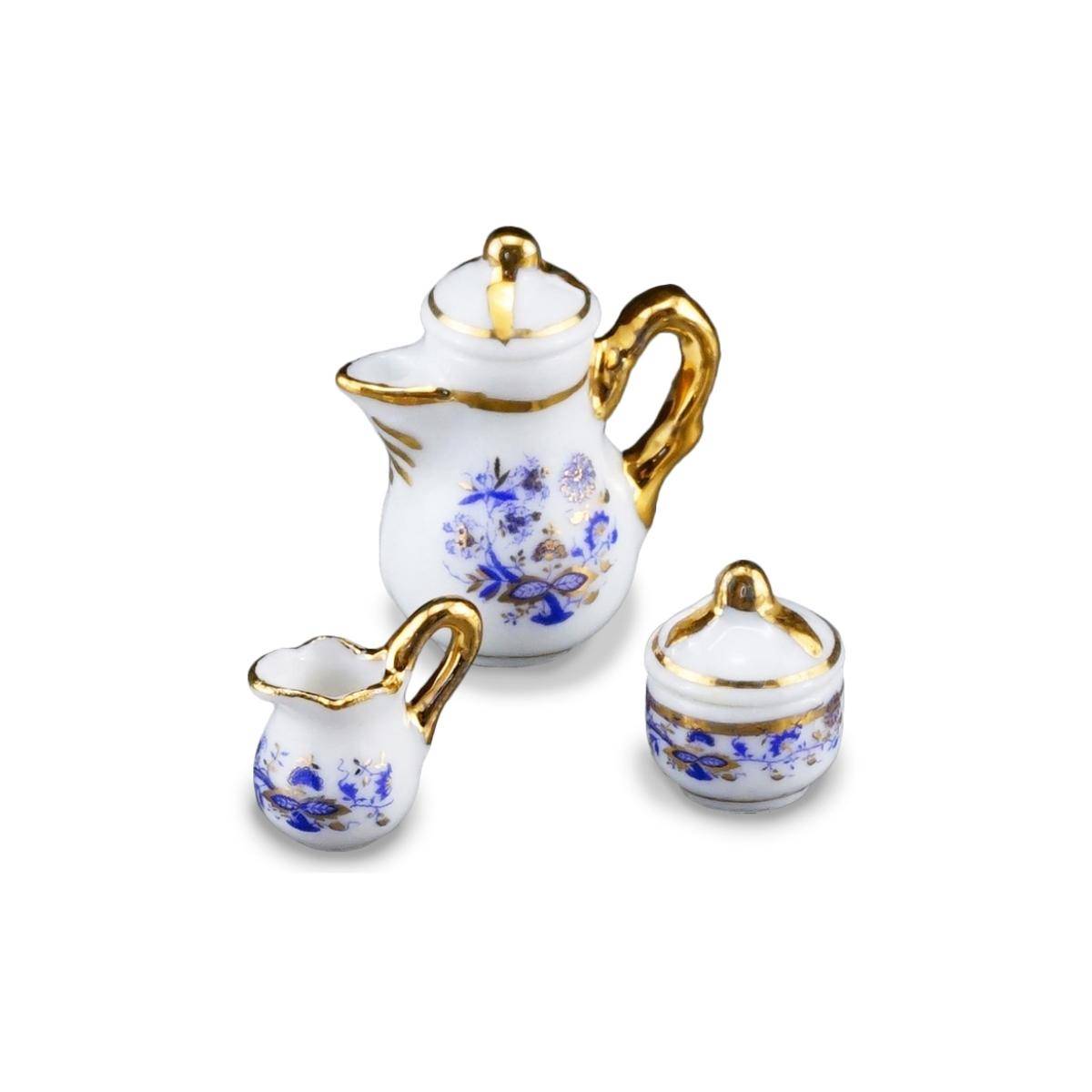 001.364/5 - Teekanne "Zwiebel Gold", Miniatur