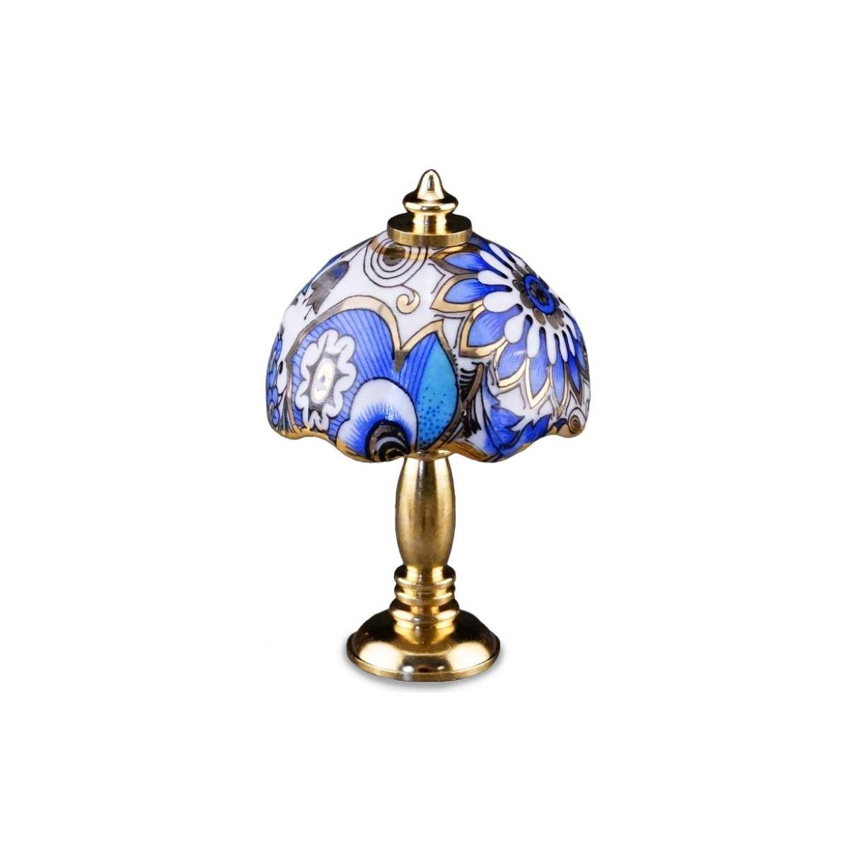 001.641/5 - Antike Lampe "Blue Dream", Miniatur