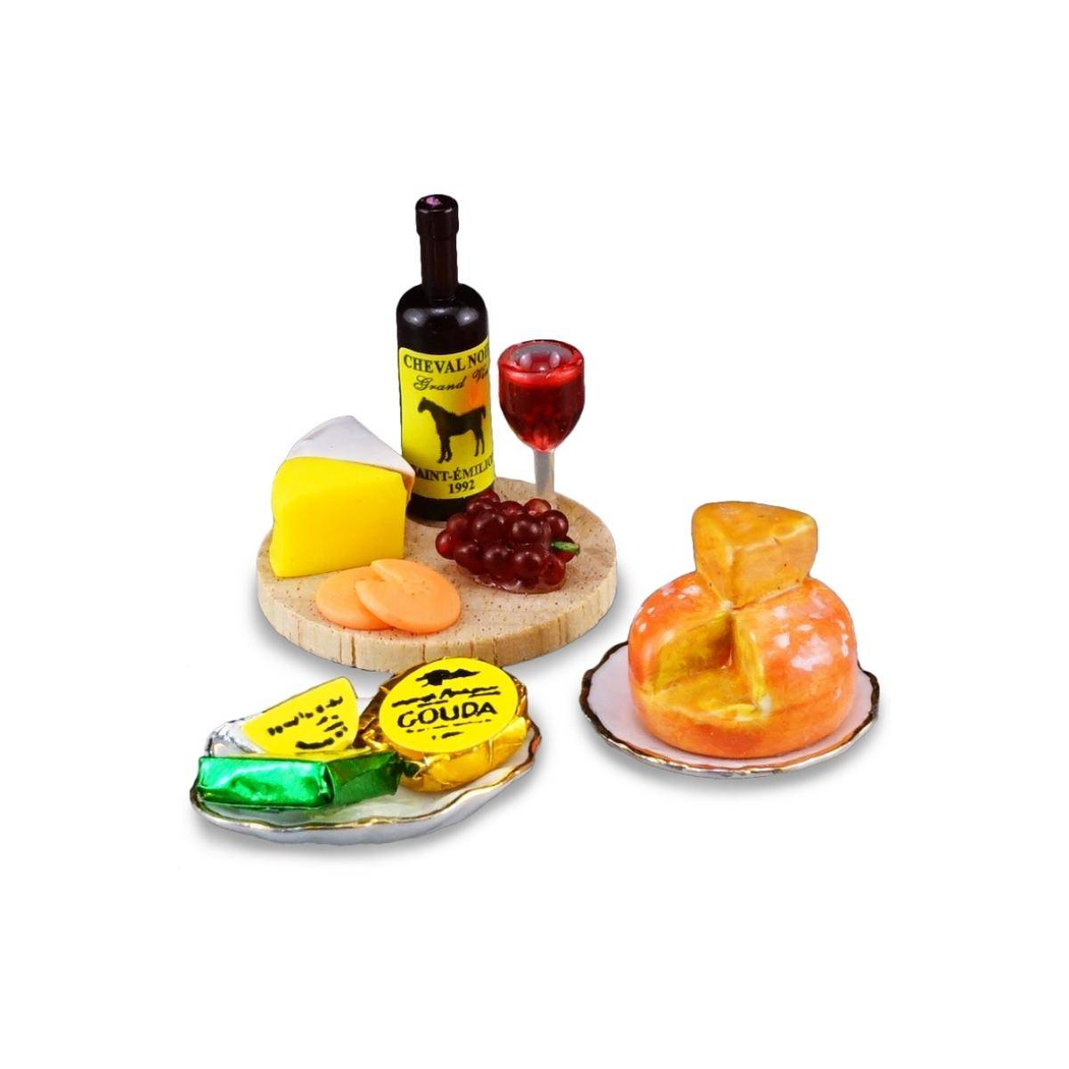 001.781/5 - Wein und Käse, Miniatur
