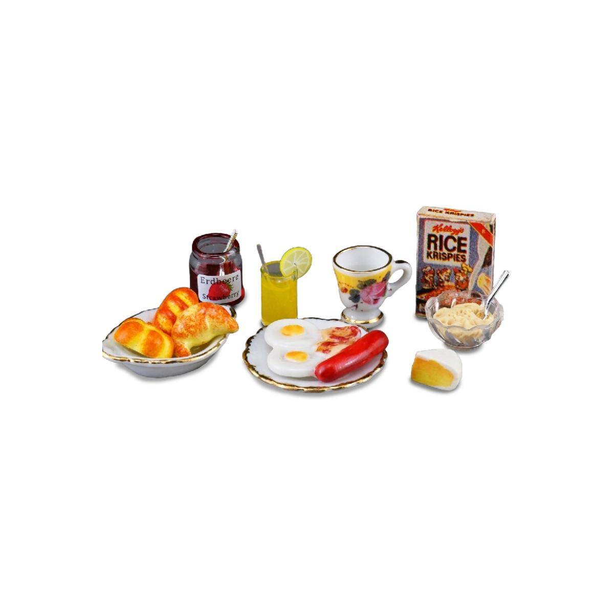 001.836/6 - Amerikanisches Frühstück, Miniatur