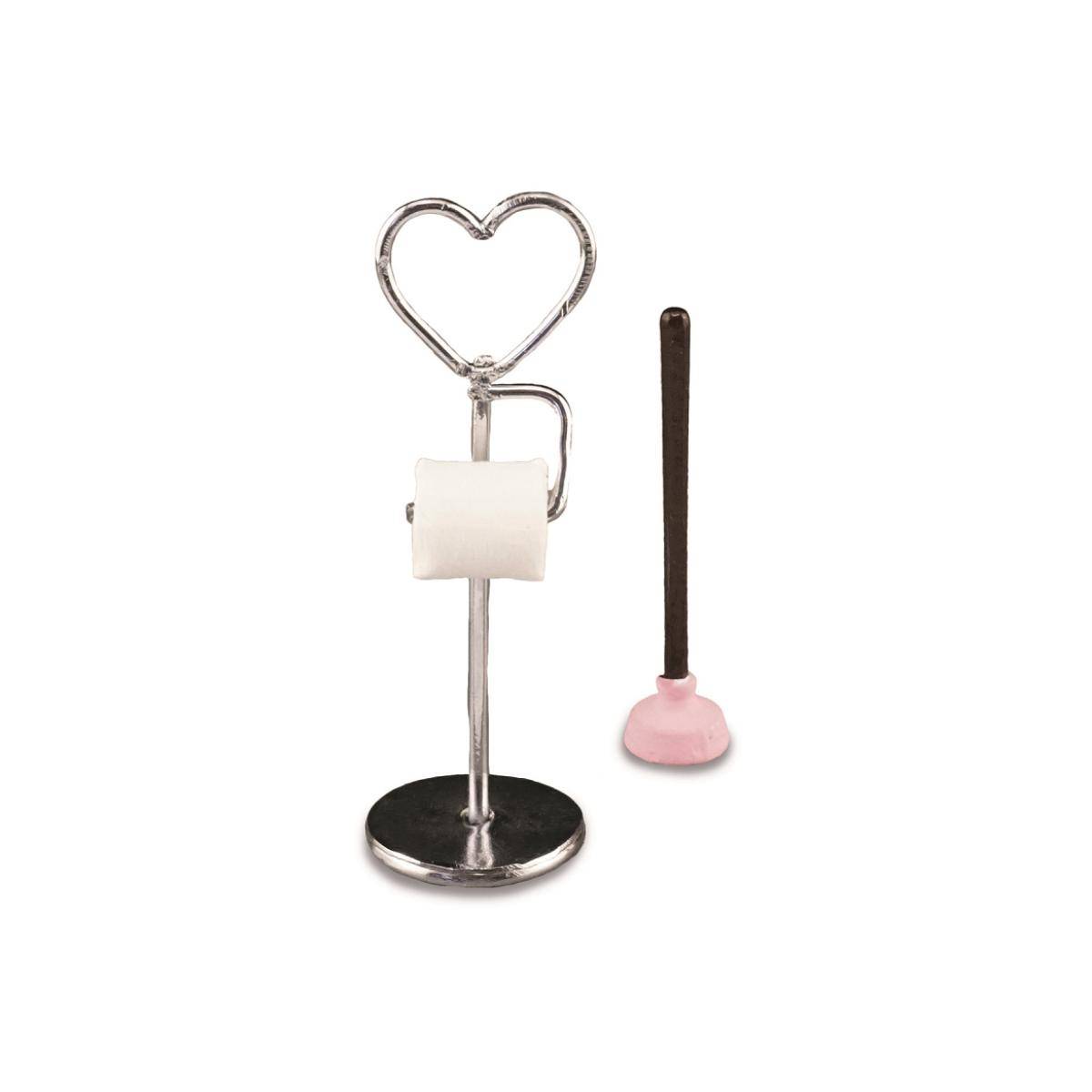 001.722/6 - Herztoilettenpapierhalter, Miniatur