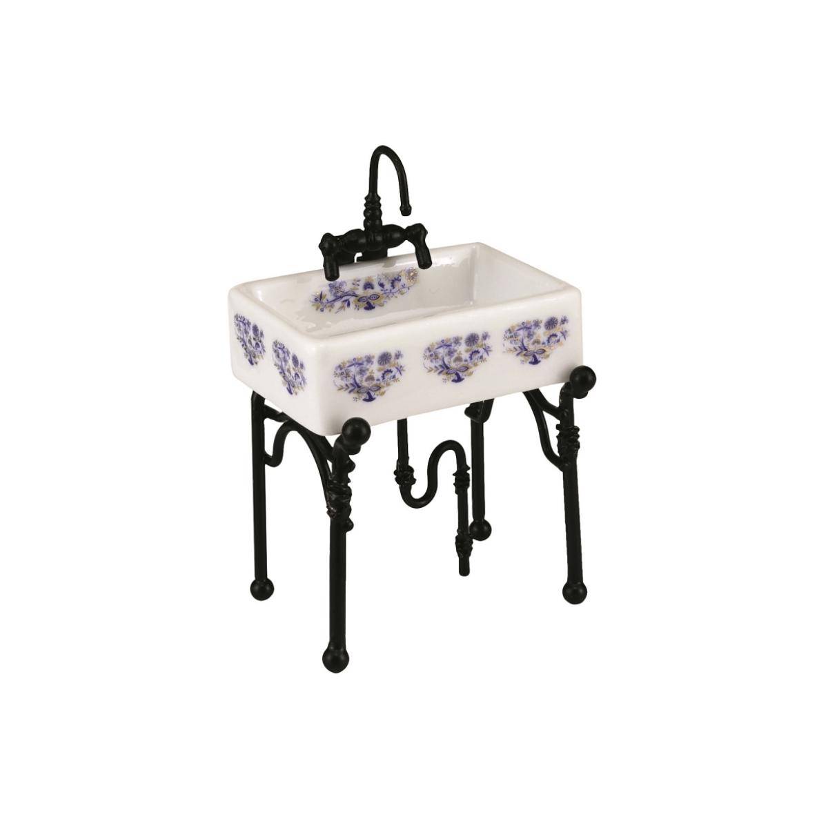 001.740/4 - Kleiner Spülstein "Zwiebel Gold", Miniatur