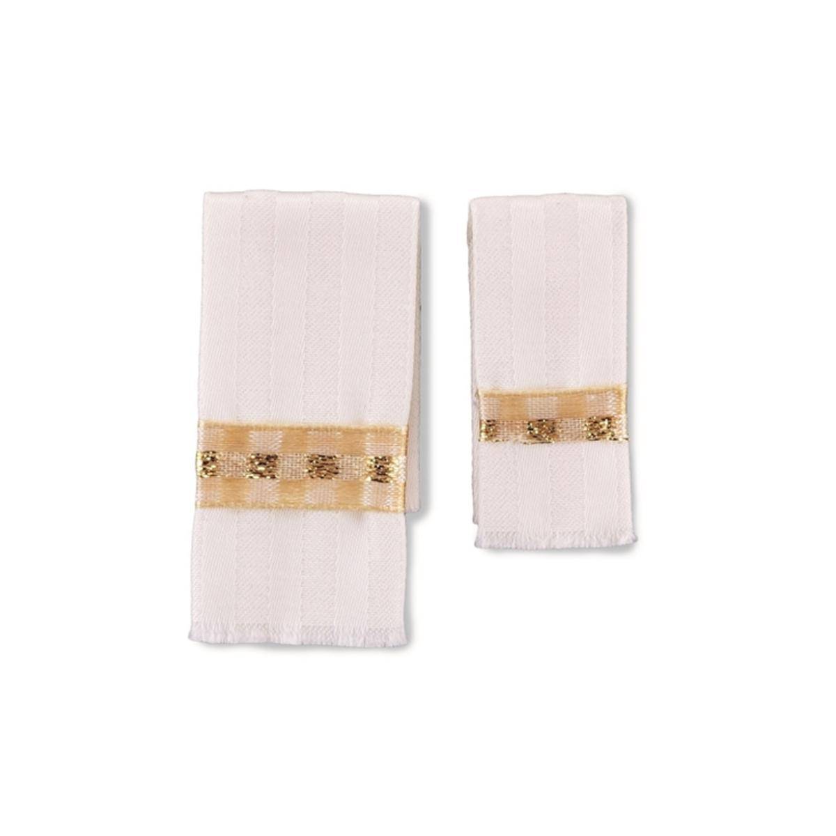 001.769/5 - Handtuch-Set braun/gold, Miniatur