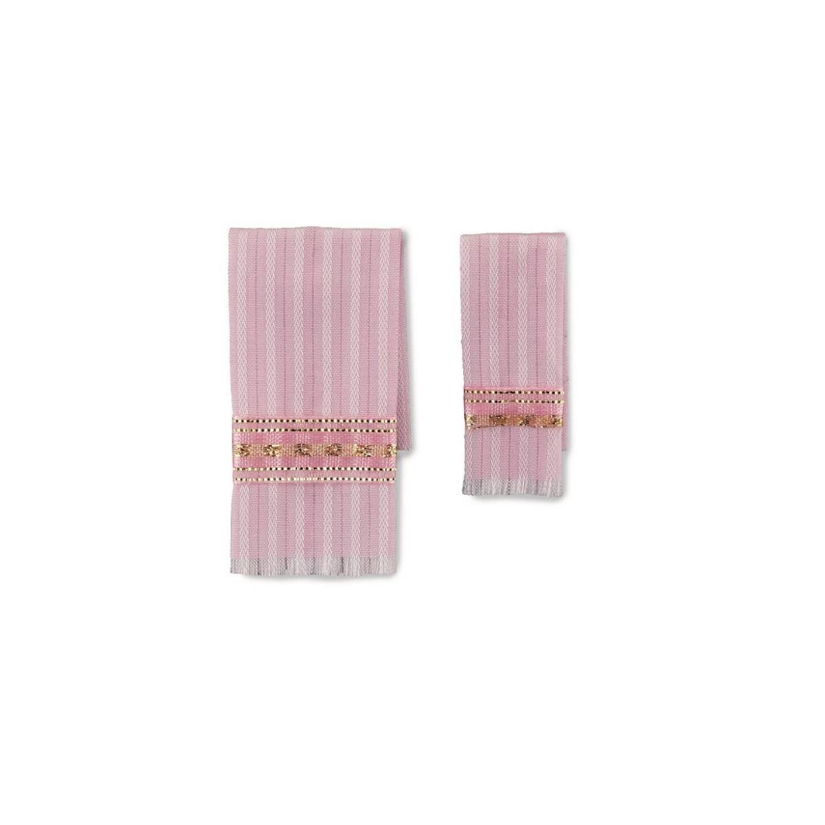 001.770/5 - Handtuchset rosa/gold, Miniatur