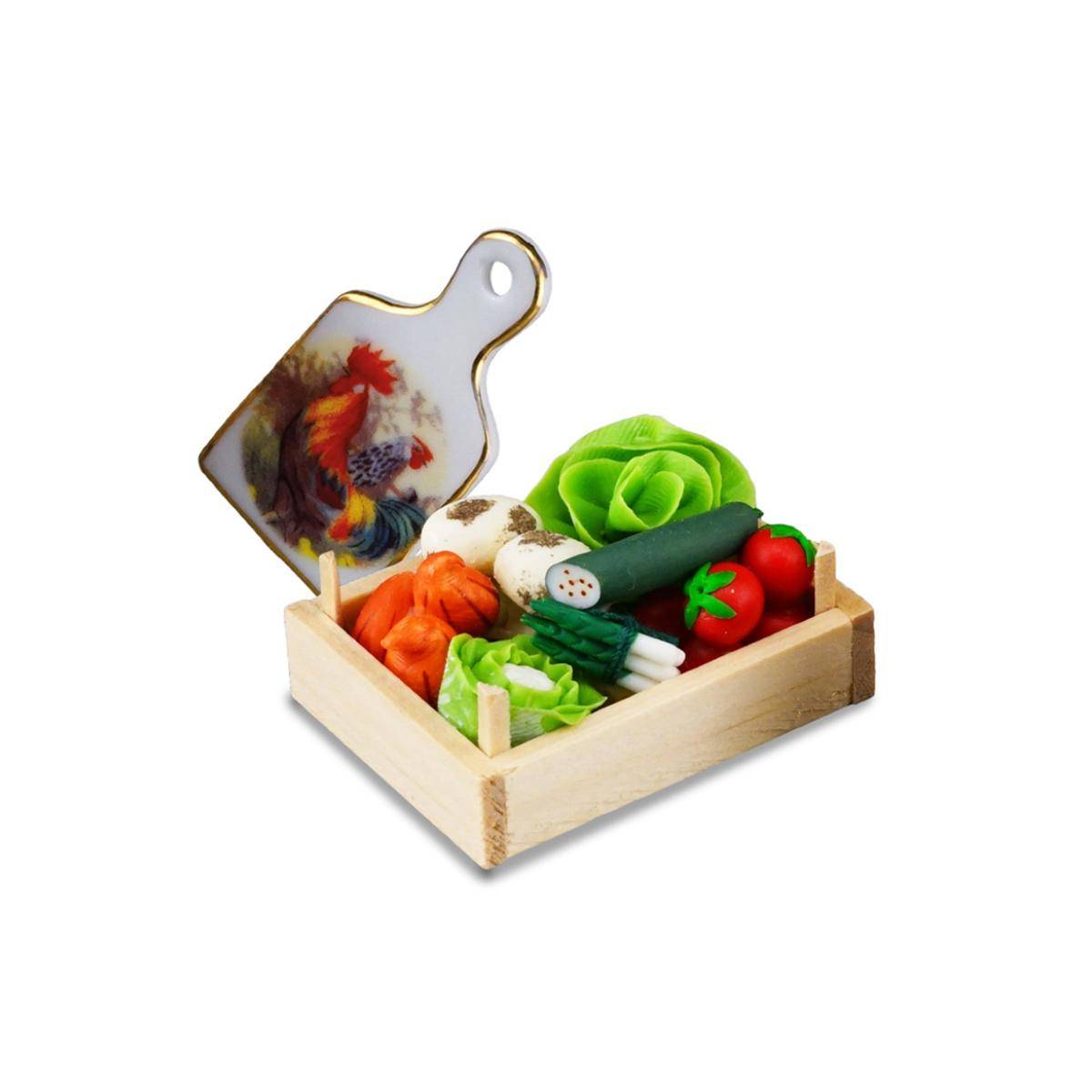 001.815/5 - Gemüse schneiden, Miniatur