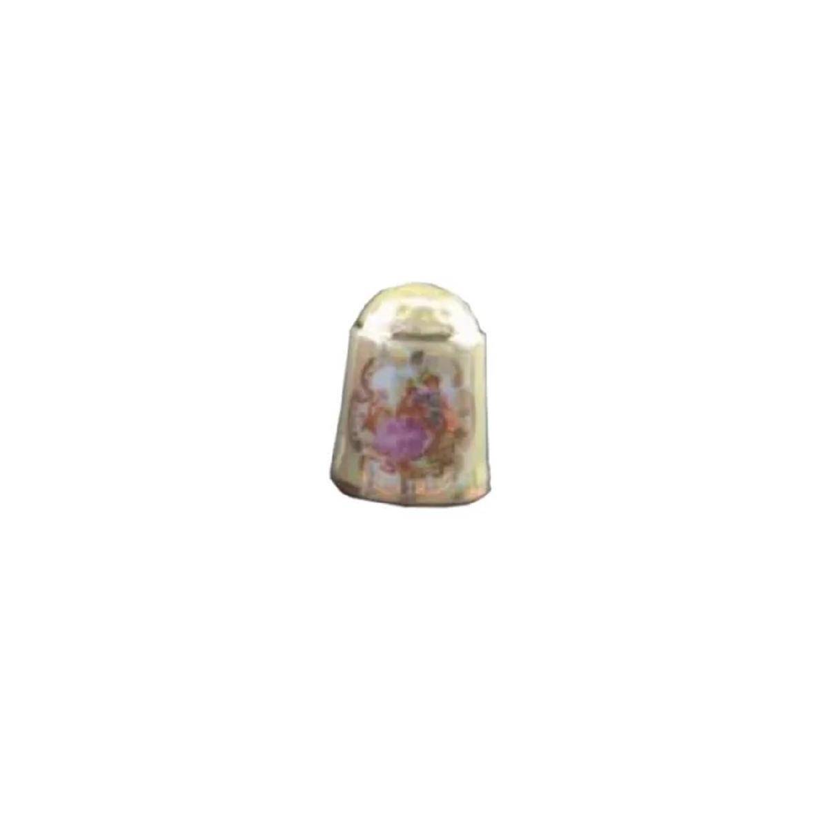 003.245/7 - Fingerhut Volldekor "Lüster gelb", Miniatur