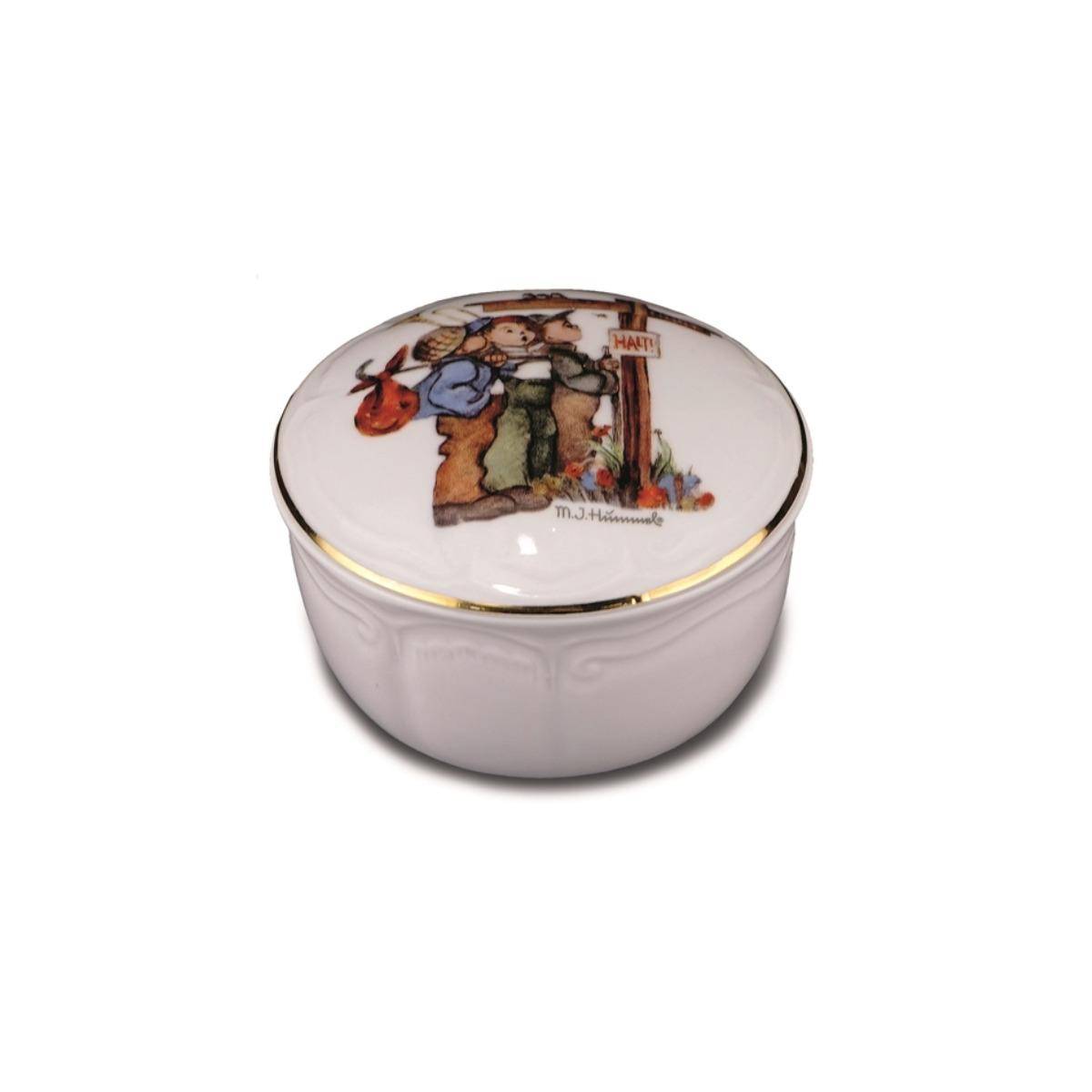 025.294/0 - Ornamentdose Hummel "Wanderfreunde", Miniatur