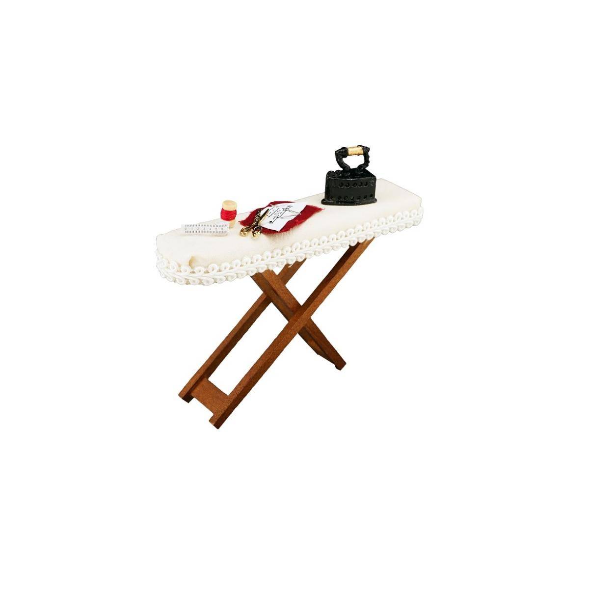 001.780/8 - Bügelbrett, dekoriert, Miniatur