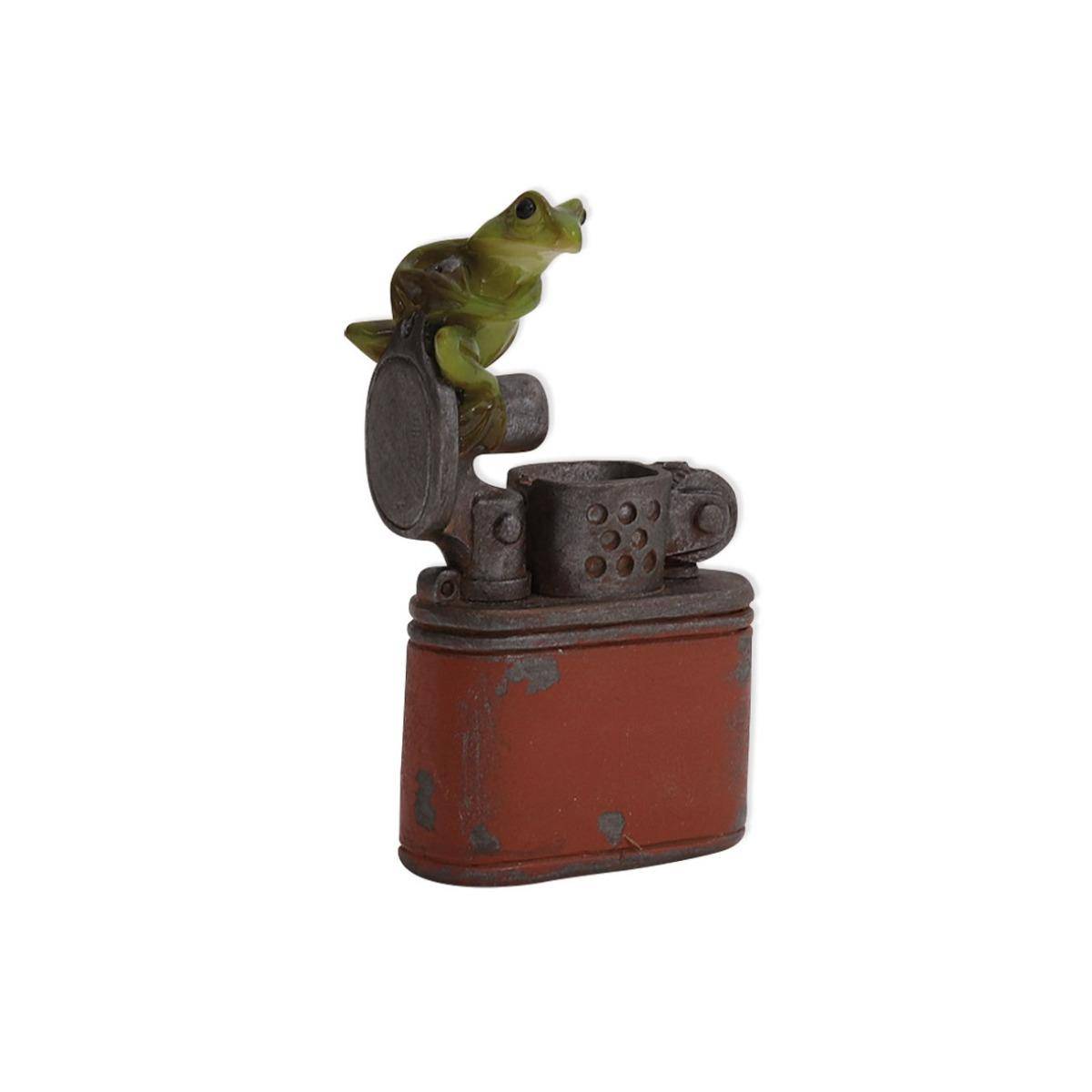 091083 - Keramikfigur "Frosch Paul der Feurige", 7 cm