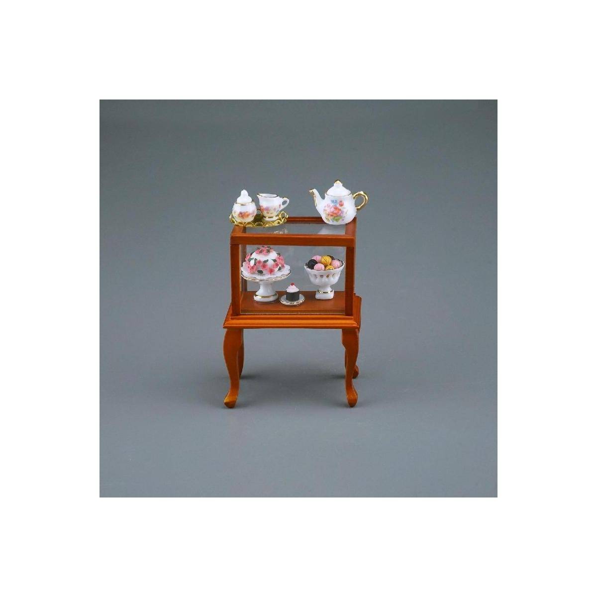 001.720/0 - Schauvitrine Kaffeehaus, Miniatur im Maßstab 1:12