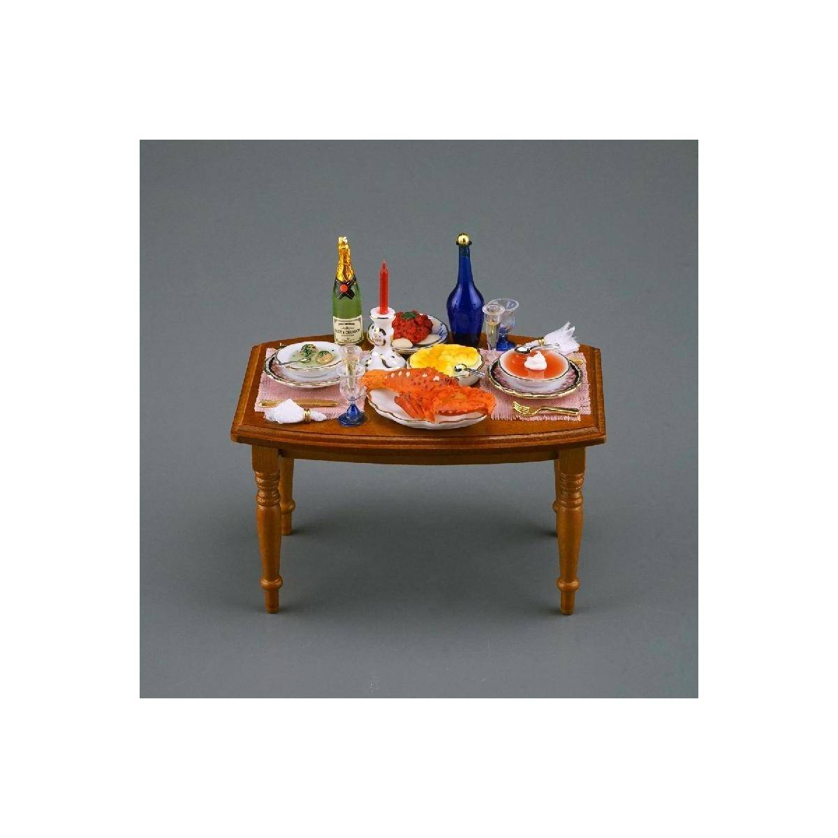 001.850/3 - Romantisches Dinner für Zwei, Miniatur im Maßstab 1:12