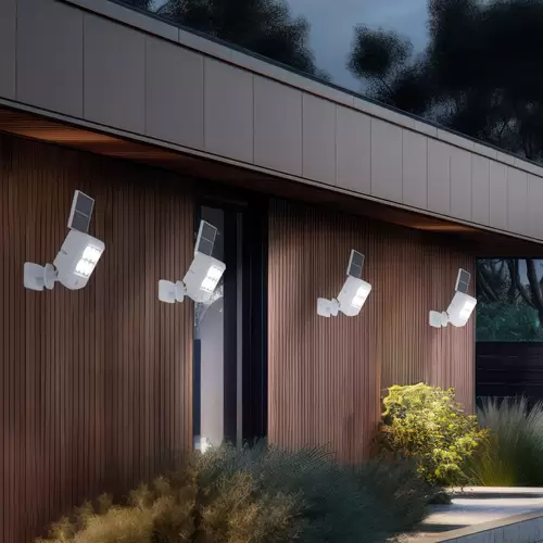 Solarlampen für Außen mit Bewegungsmelder LED Solar Wandleuchte Aussen Spot mit Bewegungsmelder Aussen, weiß, LED 0,3W 150Lm kaltweiß, LxBxH 12,8x Solarlampen für Außen mit Bewegungsmelder LED Solar Wandleuchte Aussen Spot mit Bewegungsmelder Aussen, weiß, LED 0,3W 150Lm kaltweiß, LxBxH 12,8x