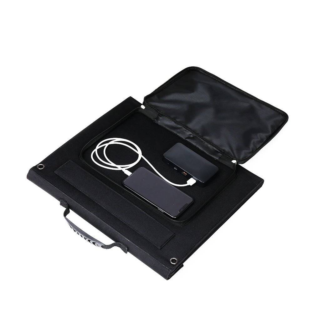 Faltbares Solarpanel 80W - Monokristalline Powerstation mit USB - Hocheffizient & tragbar