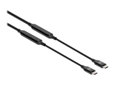 MANHATTAN USB 3.2 Gen 2 Aktives Typ-C Kabel 5m 10 Gbit/s 60W