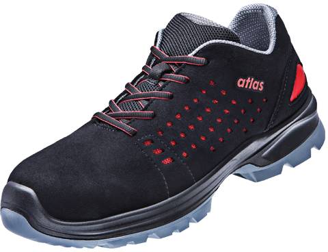 ESD Halbschuh SL 30 red 2.0, S1, Sportline, Unisex, schwarz/rot, Größe 36