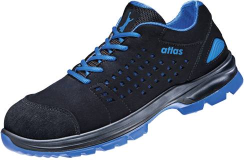 ESD Halbschuh SL 405 XP blue 2.0, S1P, Sportline, Unisex, schwarz/royal blau, Größe 36