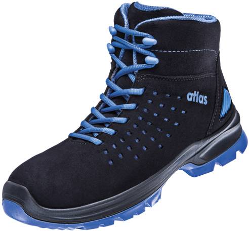ESD Sicherheitsschuh SL 82 blue 2.0, S1, Sportline, Unisex, schwarz/royal blau, Größe 36