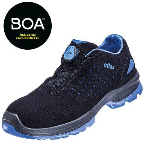 ESD Halbschuh SL 940 BOA blue 2.0, W12, S1, Sportline, Unisex, schwarz/royal blau, Größe 42