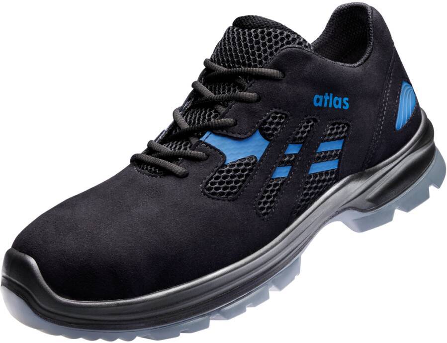 Sicherheitshalbschuh S1P Flash 2405 ESD 30500-43 Größe 43 Farbe schwarz/blau/gelb Typ Halbschuh Modell Flash 2405 Schu
