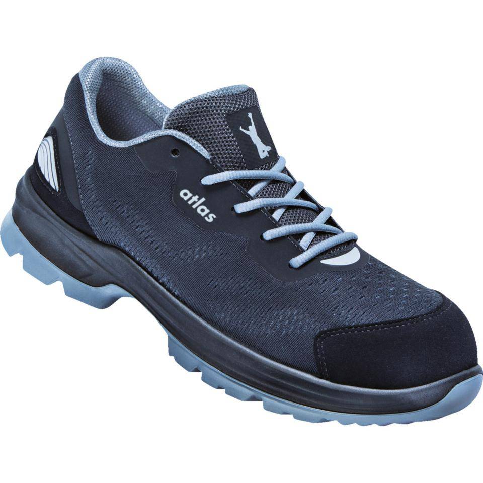 ESD Halbschuh FLASH 1305 XP, S1P, Mesh, Unisex, anthrazit/schwarz, Größe 48