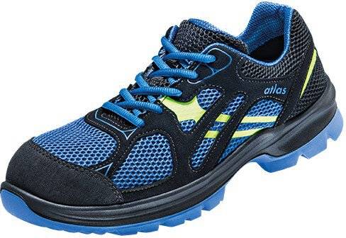 ESD Halbschuh FLASH 4000, S1, Mesh, Unisex, schwarz/royal blau/neon-gelb, Größe 47