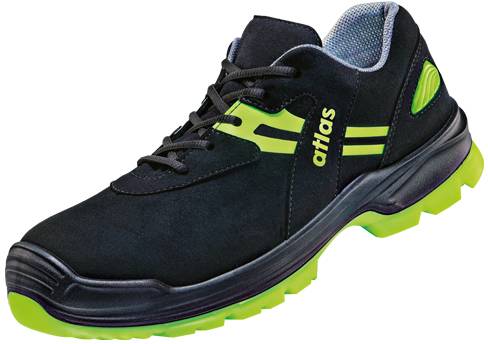 ESD Halbschuh FLASH 5265 XP, S3, Sportline, Unisex, schwarz/neon-gelb, Größe 36