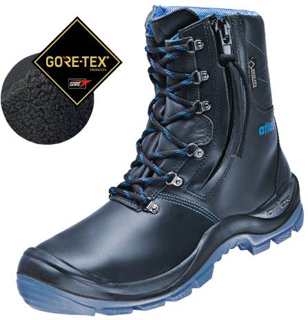 Stiefel GTX 945 XP Thermo, S3, Glattleder, Unisex, schwarz/royal blau, Größe 36