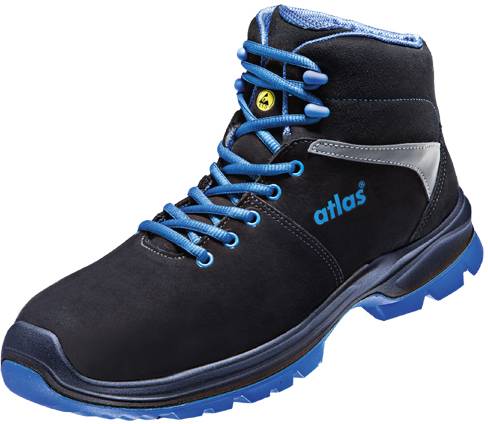 Sicherheitsschuh GX 805 women style 2.0, S3, Nubukleder, Damen, schwarz/royal blau, Größe 35