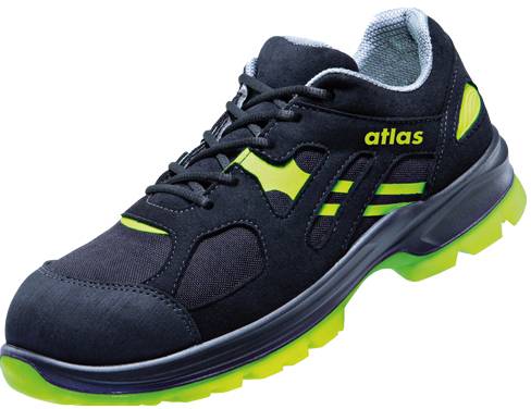ESD Halbschuh FLASH 6205 XP, S3, Cordura, Unisex, schwarz/neon-gelb, Größe 36
